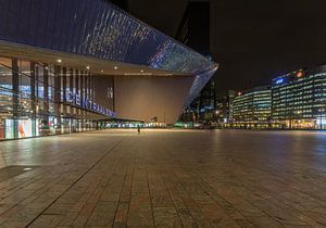 Rotterdam by night van René Sluimer