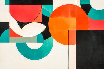 Abstract geometric composition by Poster Art Shop