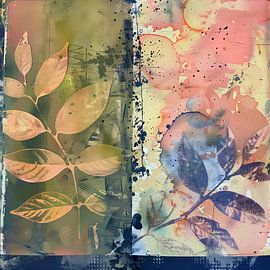 Seasonal leaf background by Ariadna de Raadt-Goldberg