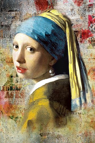 Meisje Met de Parel – On the Wall Edition von Marja van den Hurk