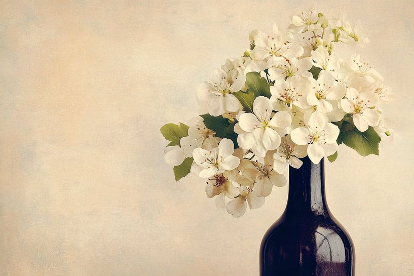 Flower bouquet vase by Poster Art Shop