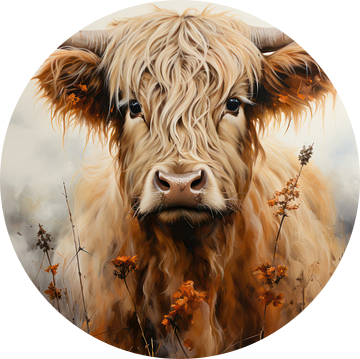 Zachte weergave hooglander