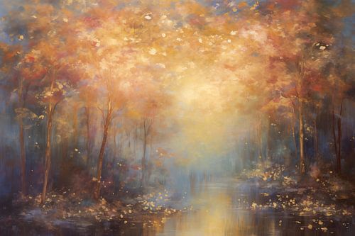 Mystical Moonlit Forest