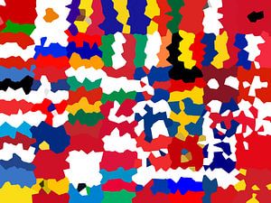 Flags of Europe 5: distorted