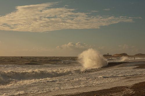 waves at vlissingen zeeland