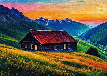Zonsopgang boven de Peitlerkofel op de Würzjochpas 2 van MIROKKU