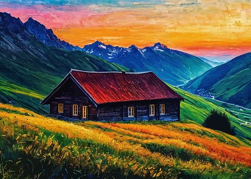 Zonsopgang boven de Peitlerkofel op de Würzjochpas 2