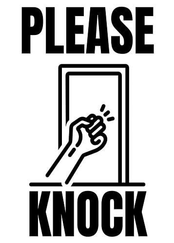 Please Knock Warning