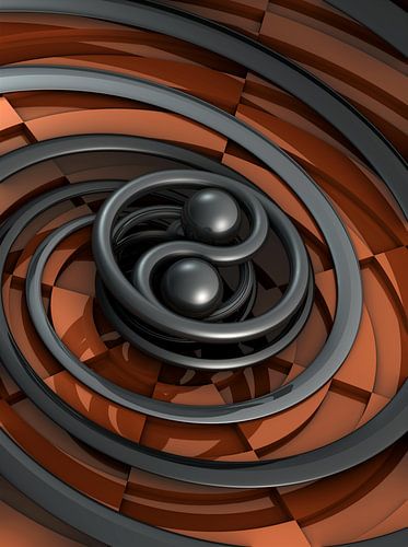 Rendu 3d illustration fractale fantaisie sur W J Kok