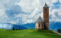 Church near Merano in the evening light