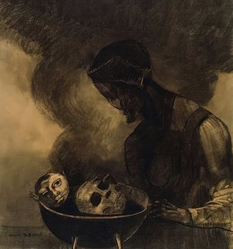 Cauldron of the Sorceress - Odilon Redon