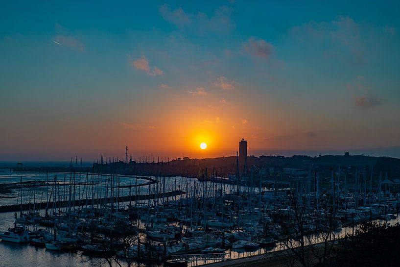 Terschelling Ouest, coucher de soleil par Roelinda Tip