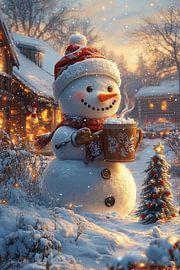 The Magic of a Snowman by R Pevitanada