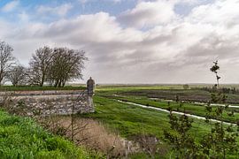 The walls of Brouage, fortified village in France by Martijn Joosse