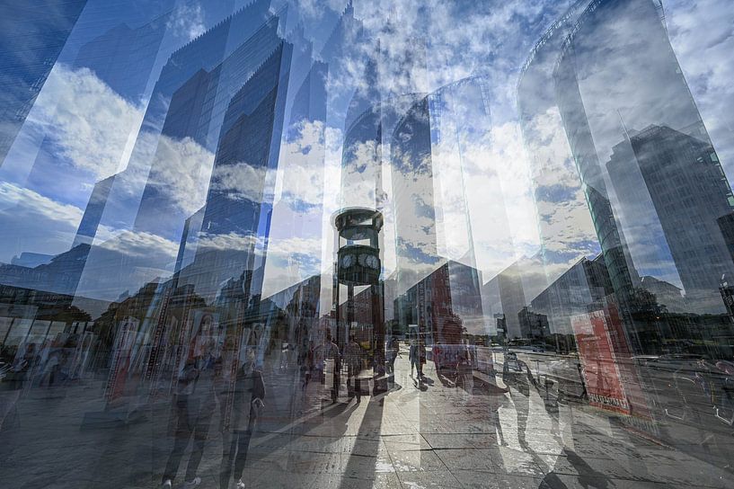 Berlin multiple exposure by Karsten Rahn