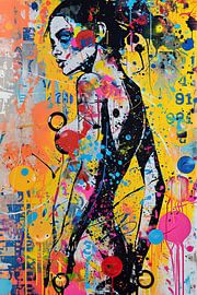 Urban Woman | Urban Artwork by Eye catching paintings