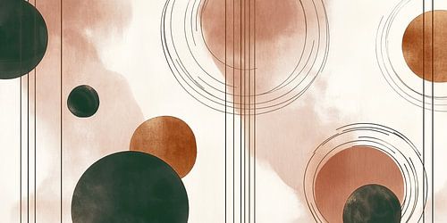 Modern Abstraction in Natural Color Palette