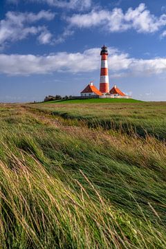 Vuurtoren Westerheversand van Achim Thomae