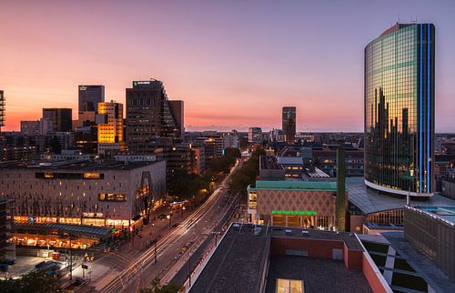 Sunset over Rotterdam