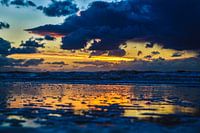 Zonsondergang in Katwijk.