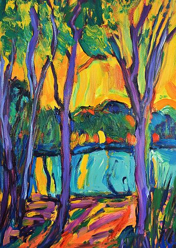 Een meer in de stijl van Matisse