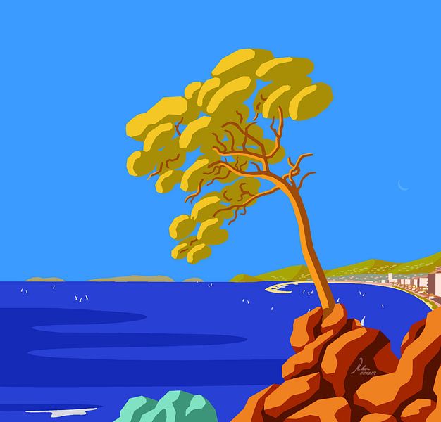Vor Le Lavandou von Johannes Rohen