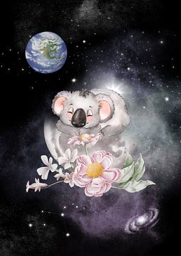 De kleine koala droomt van Lucia