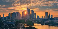 Sunset Frankfurt am Main by Henk Meijer Photography thumbnail