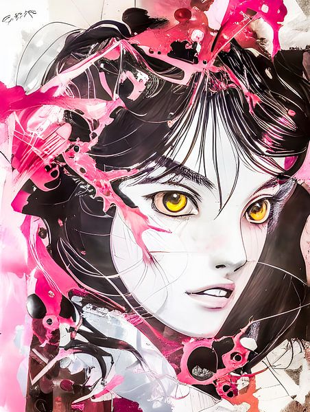 MANGA GIRL by The Art of Mark Fischer