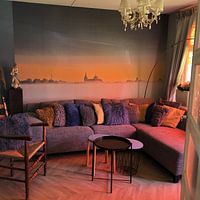 Klantfoto: Zonsopkomst boven Den Bosch van Ruud Peters, als behang