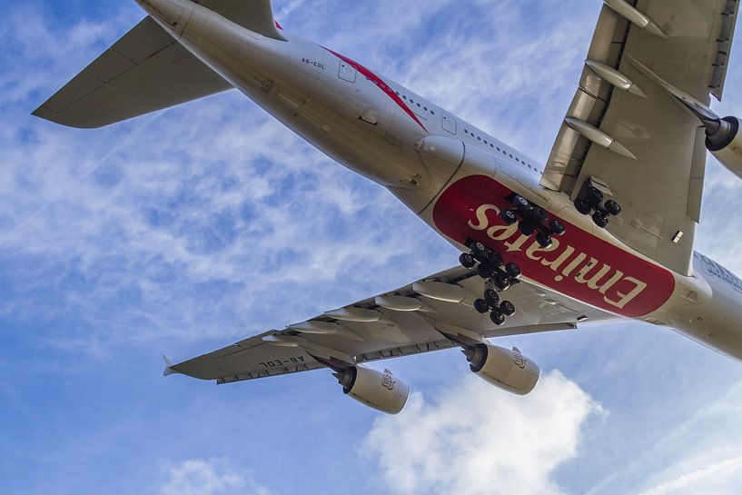 Airbus A380 landet in Schiphol von byFeelingz