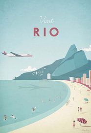 Blick auf den Strand von Rio – Henry Rivers von Jackson Rogers