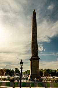 Obelisk von Luxor an der Place de la Concorde in Paris Frankreich