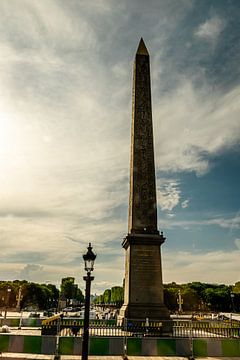 Obelisk of Luxor at the Place de la Concorde in Paris France by Dieter Walther