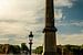 Obelisk von Luxor an der Place de la Concorde in Paris Frankreich von Dieter Walther