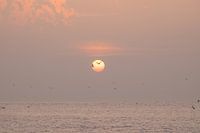 Sunset by the sea