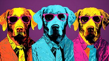 Warhol: Labrador Lounge