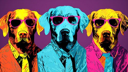 Warhol: Labrador Lounge