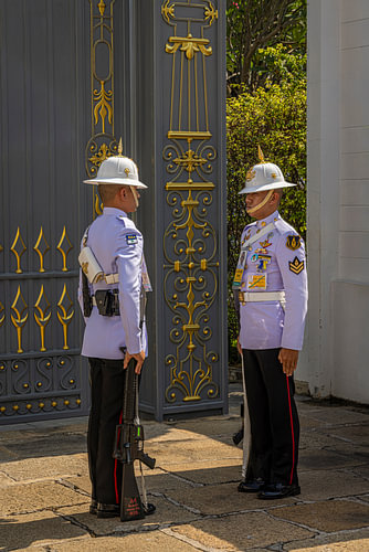 Soldaten in Bangkok, Thailand