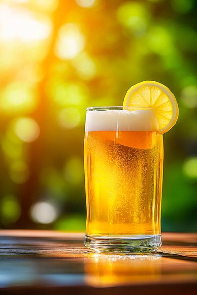 Refreshing beer by Poster Art Shop