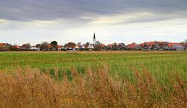 Das malerische Dorf Den Hoorn auf der Insel Texel in den Niederlanden