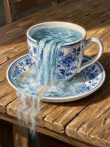 Une cascade dans une tasse à thé — Cascade