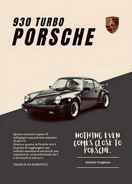 Porsche 930 Turbo van Gapran Art