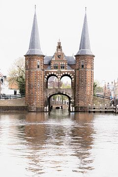 Der Wasserhafen von Sneek | Friesland | Holland von Laura Dijkslag