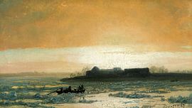 Albert Bierstadt,Eis brechen