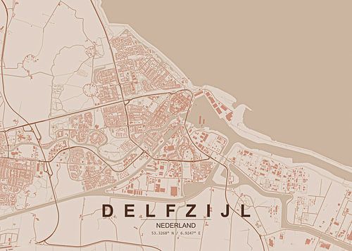 Delfzijl Plattegrond