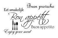 Tekst | Bon appétit | Wit