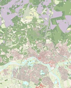 Kaart van Arnhem