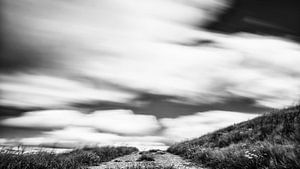As the clouds flew by