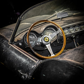 Ferrari California zur Reinigung von Vier Räder und schöne Länder